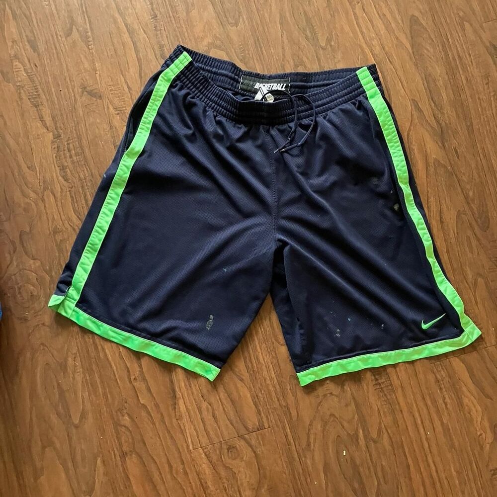 Nike Men's Navy and Blue Shorts